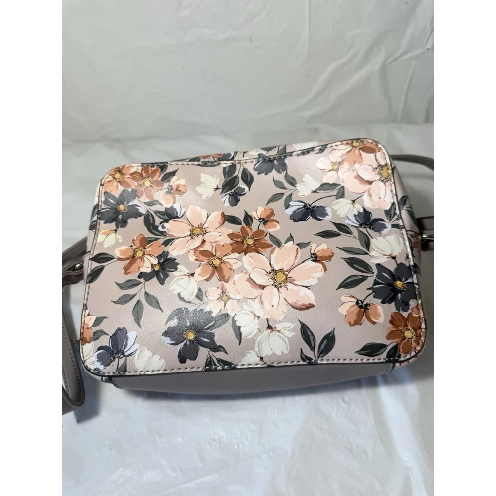 Nine West Calandra Mini Camera Crossbody Floral new Monterose Floral